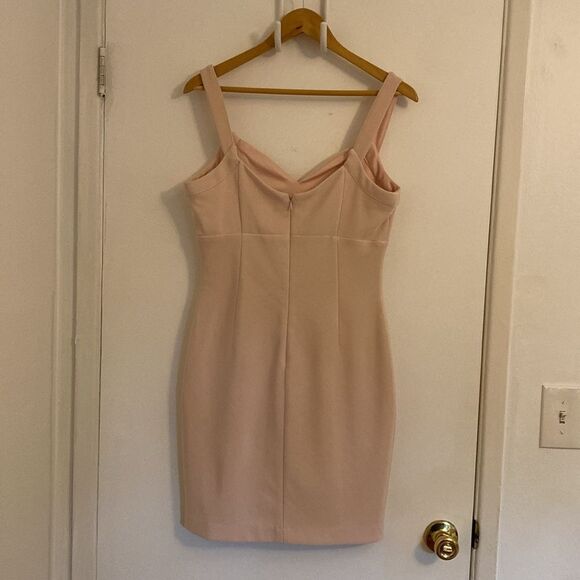 Guess Pastel Pink Bodycon Mini Dress Size Large - Picture 5 of 15
